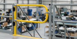 Cope Self Closing Gate 900mm - Galvanised or Yellow