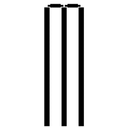 Cricket Stumps Stencil