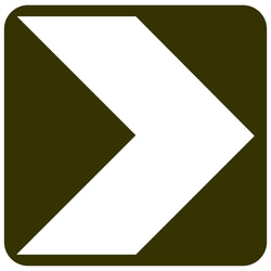 Unidirectional Hazard Marker - 450x450mm