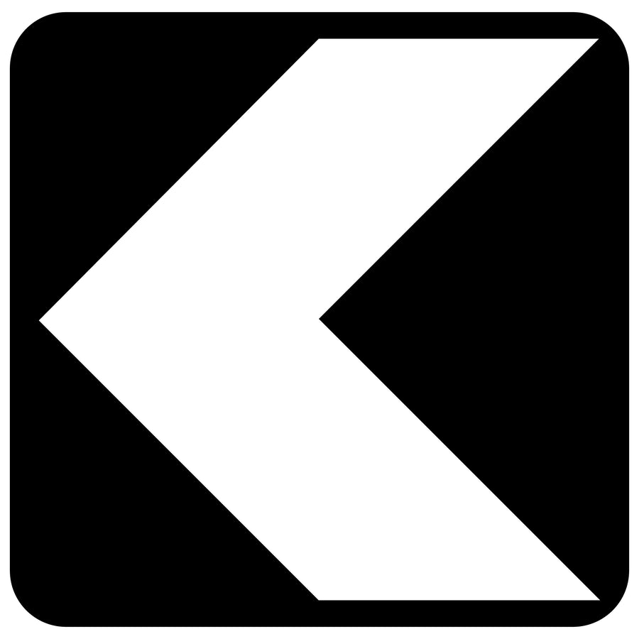 Unidirectional Hazard Marker - 450x450mm