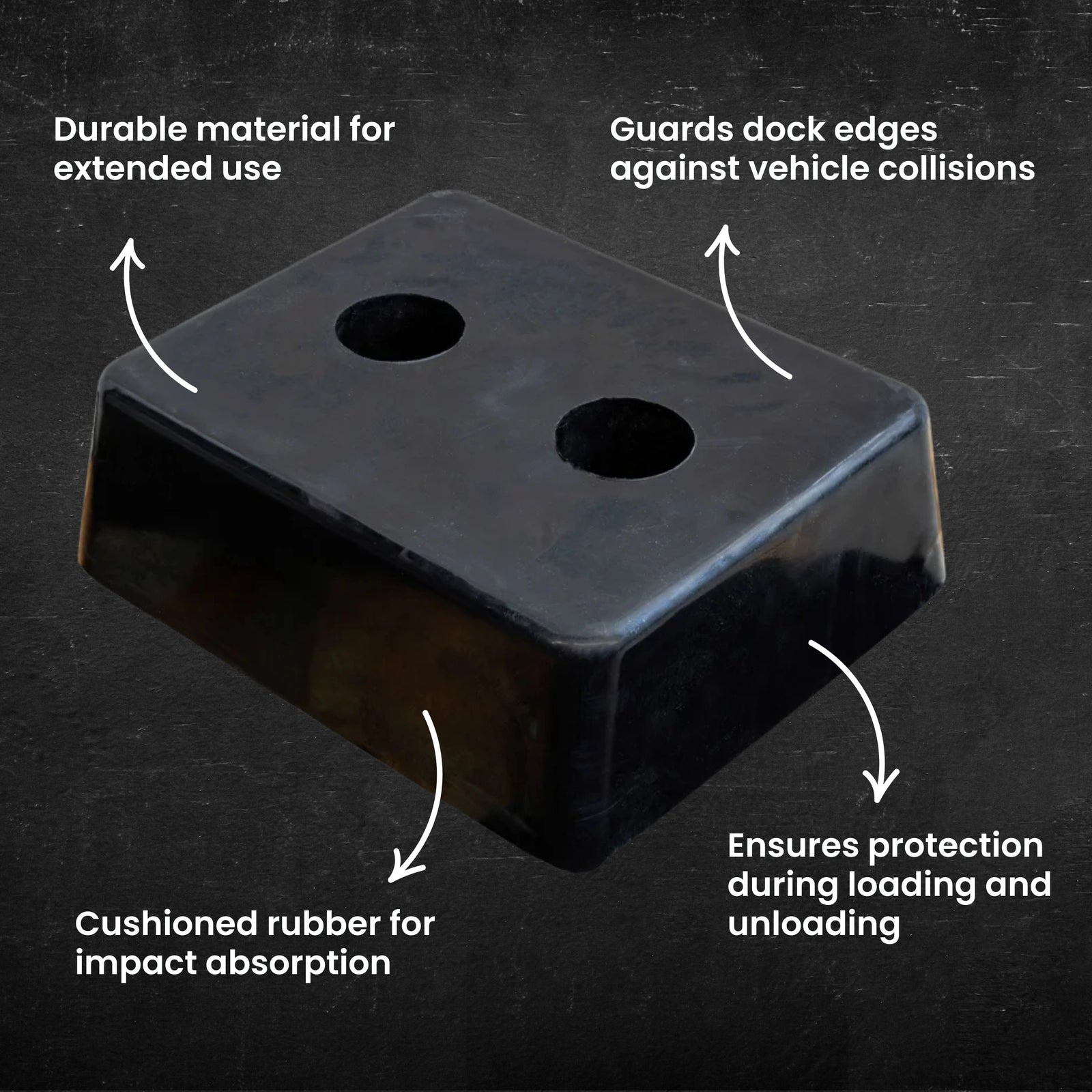 Rubber Dock Bumper - Pad