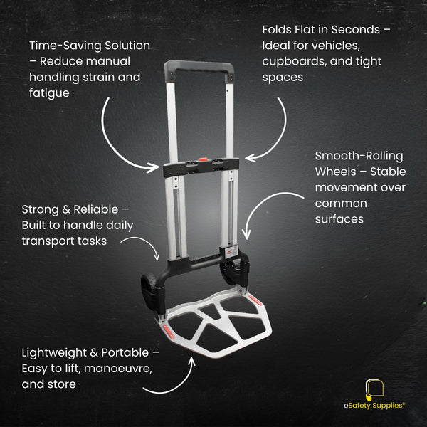Lightweight Folding Hand Trolley - Multiple Sizes