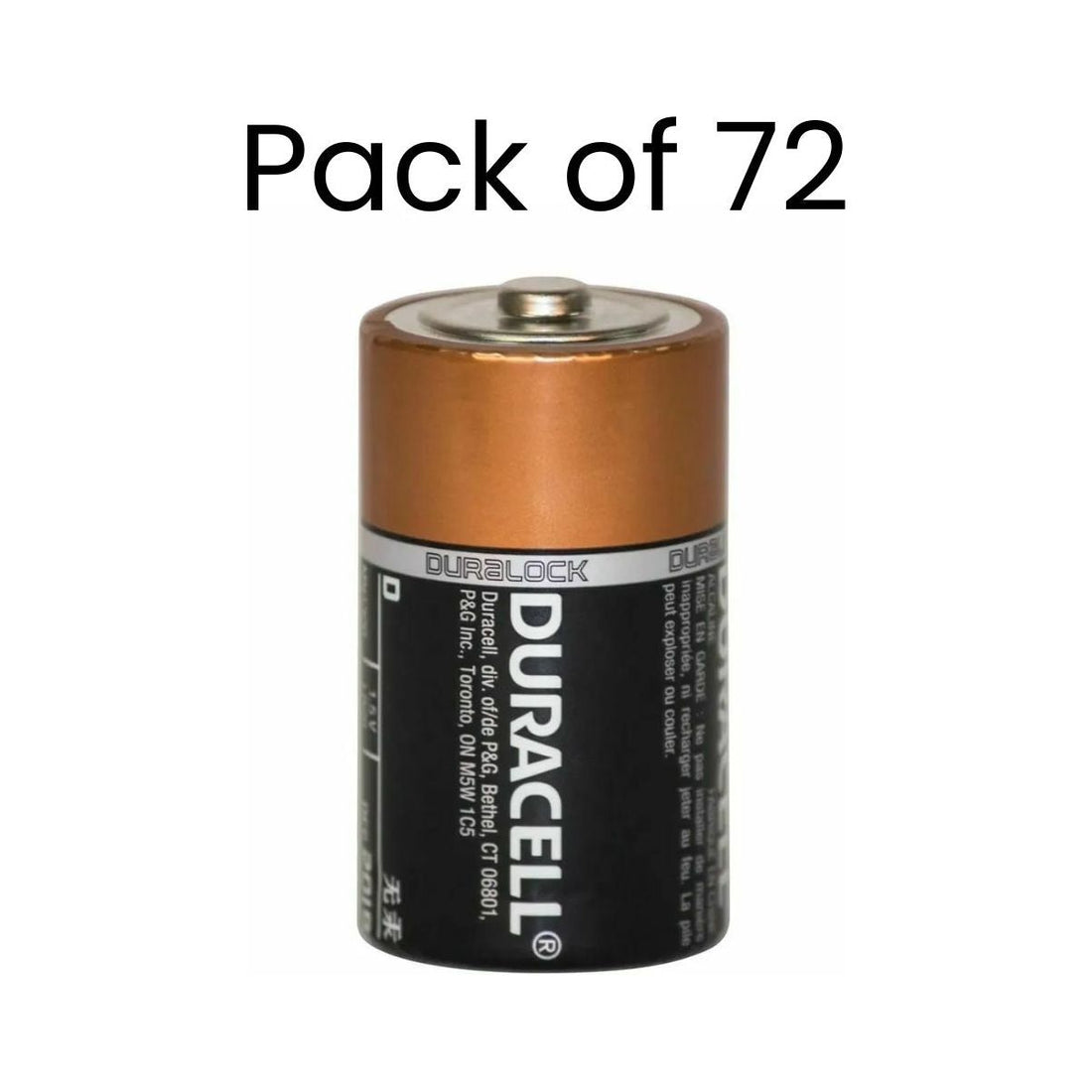 Duracell Coppertop D Batteries