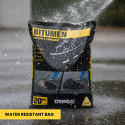 [Dingo Bitumen Quick Repair 20kg Bag], professional-grade cold mix asphalt for instant pothole and driveway repairs.