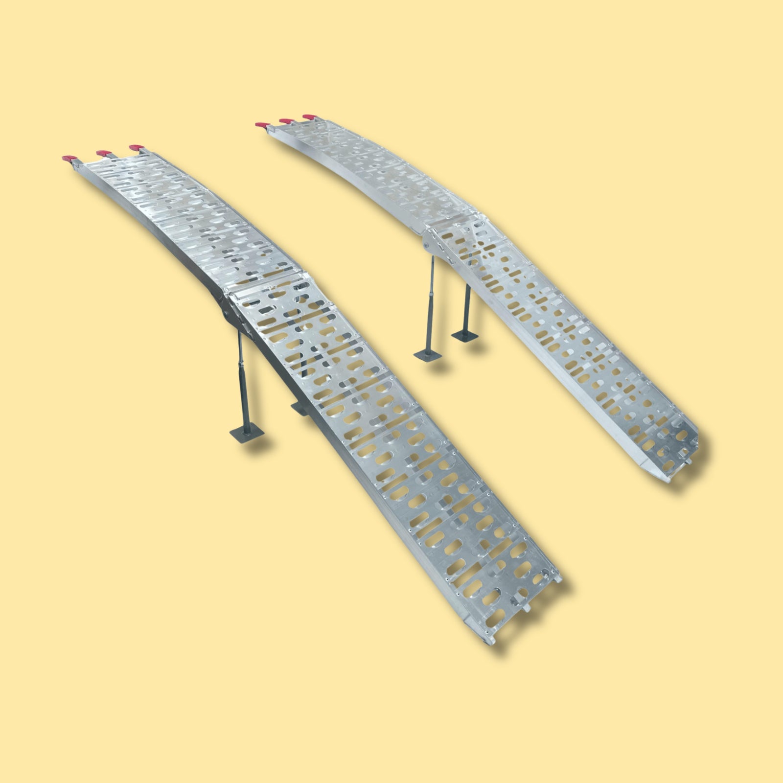 Aluminium Folding Loading Ramp - Pair with Legs