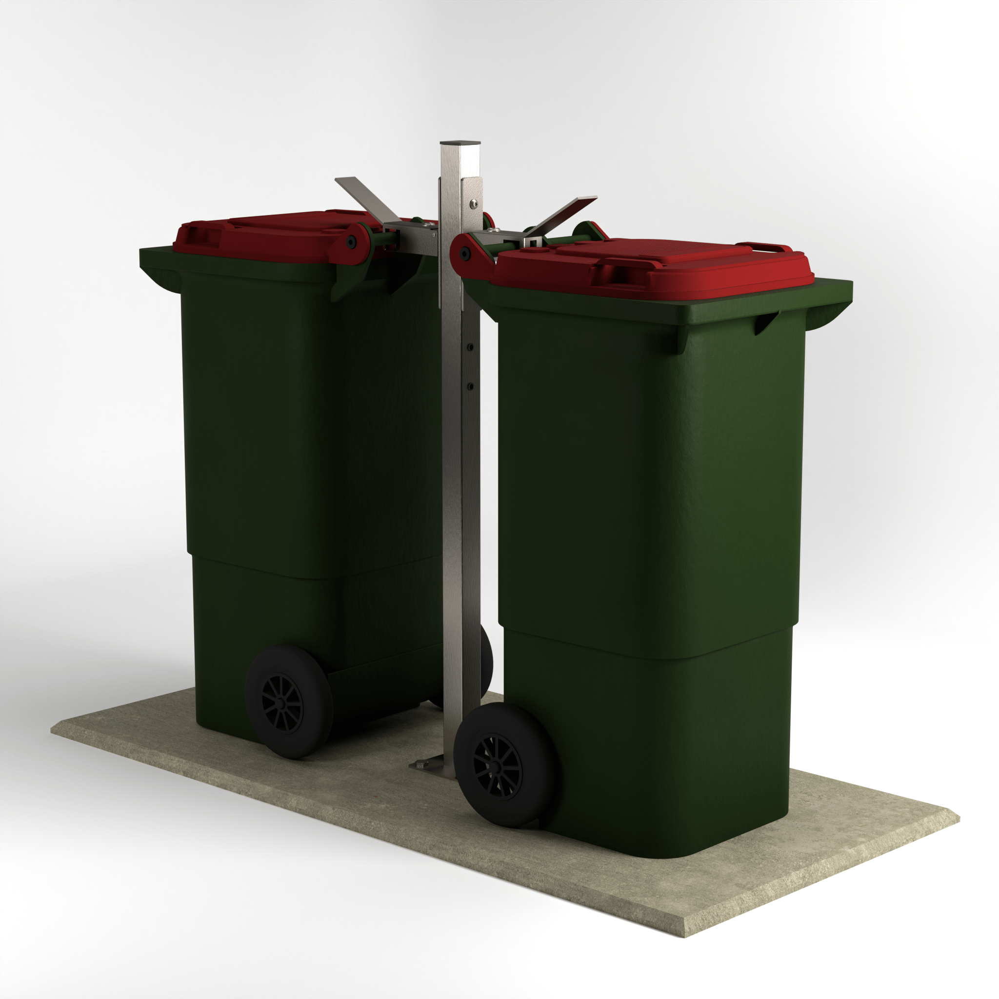 Wheelie Bin Lock Stand – eSafety Supplies