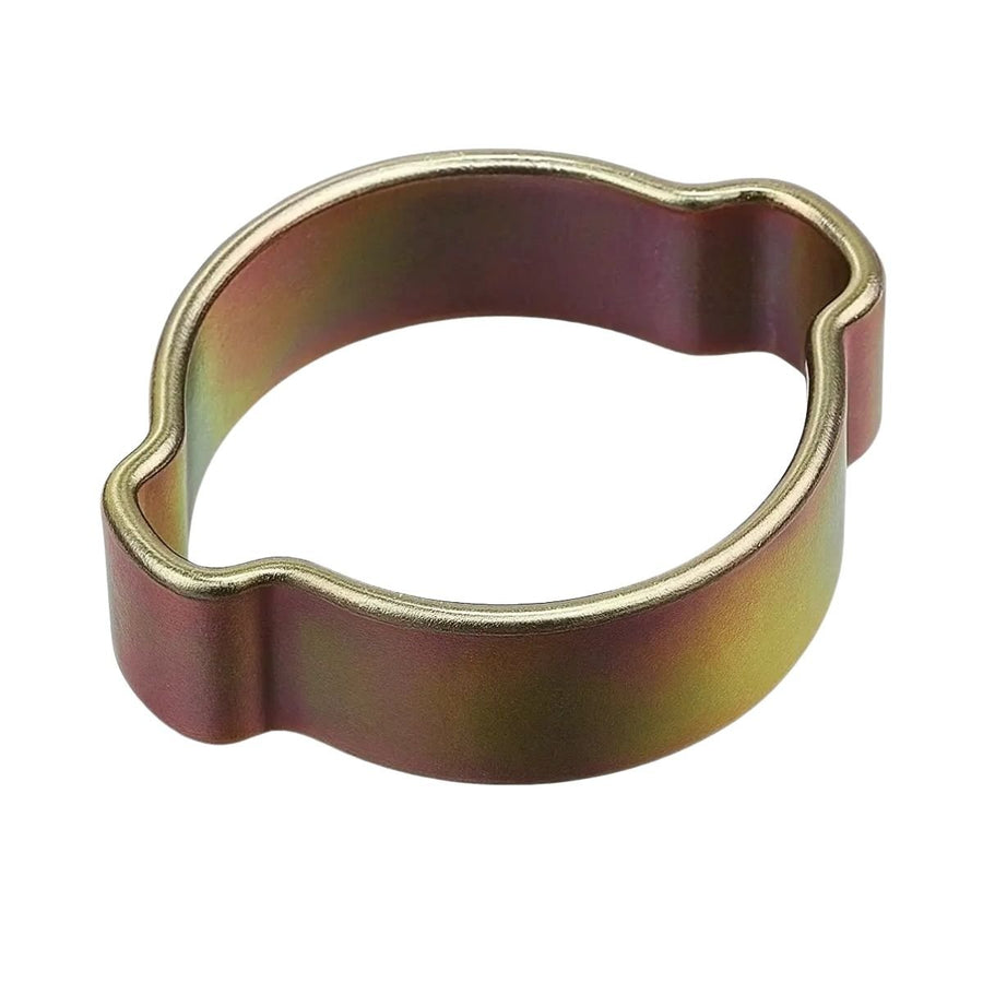 Double Ear Crimp Hose Reel Clamp - 25-28mm