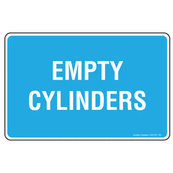 Empty Cylinders Sign (Gas)