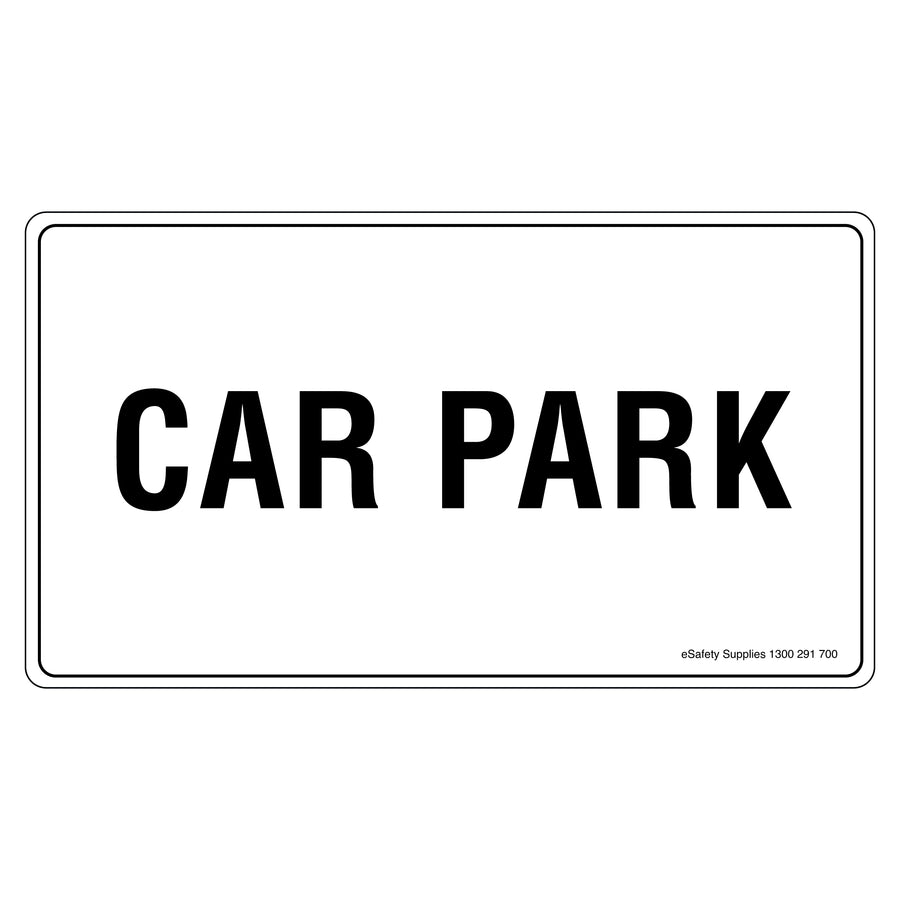 Notice Sign - Car Park - Poly
