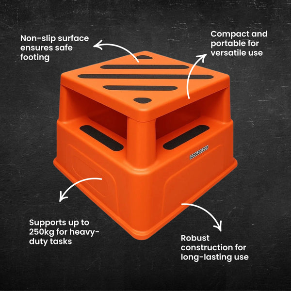 Industrial Safety Step Stool - 250kg Capacity