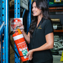 ABE Dry Chemical Powder Extinguisher W/ Wall Bracket - 4.5KG