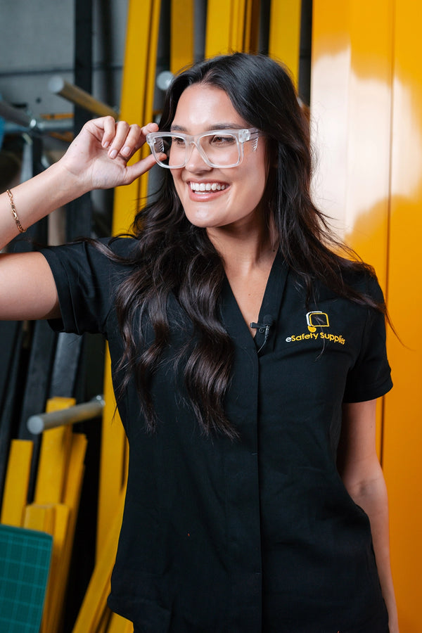 Safety Glasses - Clear or Smoke Lens