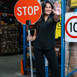 Stop/Slow Traffic Control Batton | Lollipop Sign