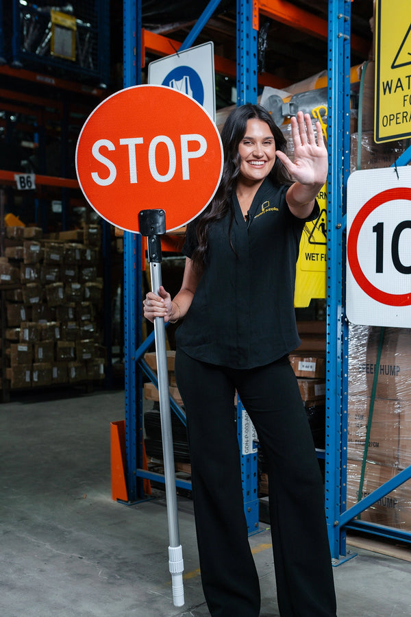 Stop/Slow Traffic Control Batton | Lollipop Sign