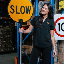 Stop/Slow Traffic Control Batton | Lollipop Sign