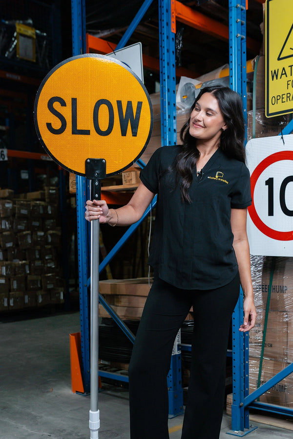 Stop/Slow Traffic Control Batton | Lollipop Sign