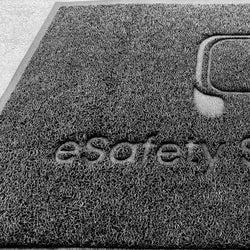 Features a clean, embossed eSafety logo, signaling a commitment to site safety and maintenance standards.
