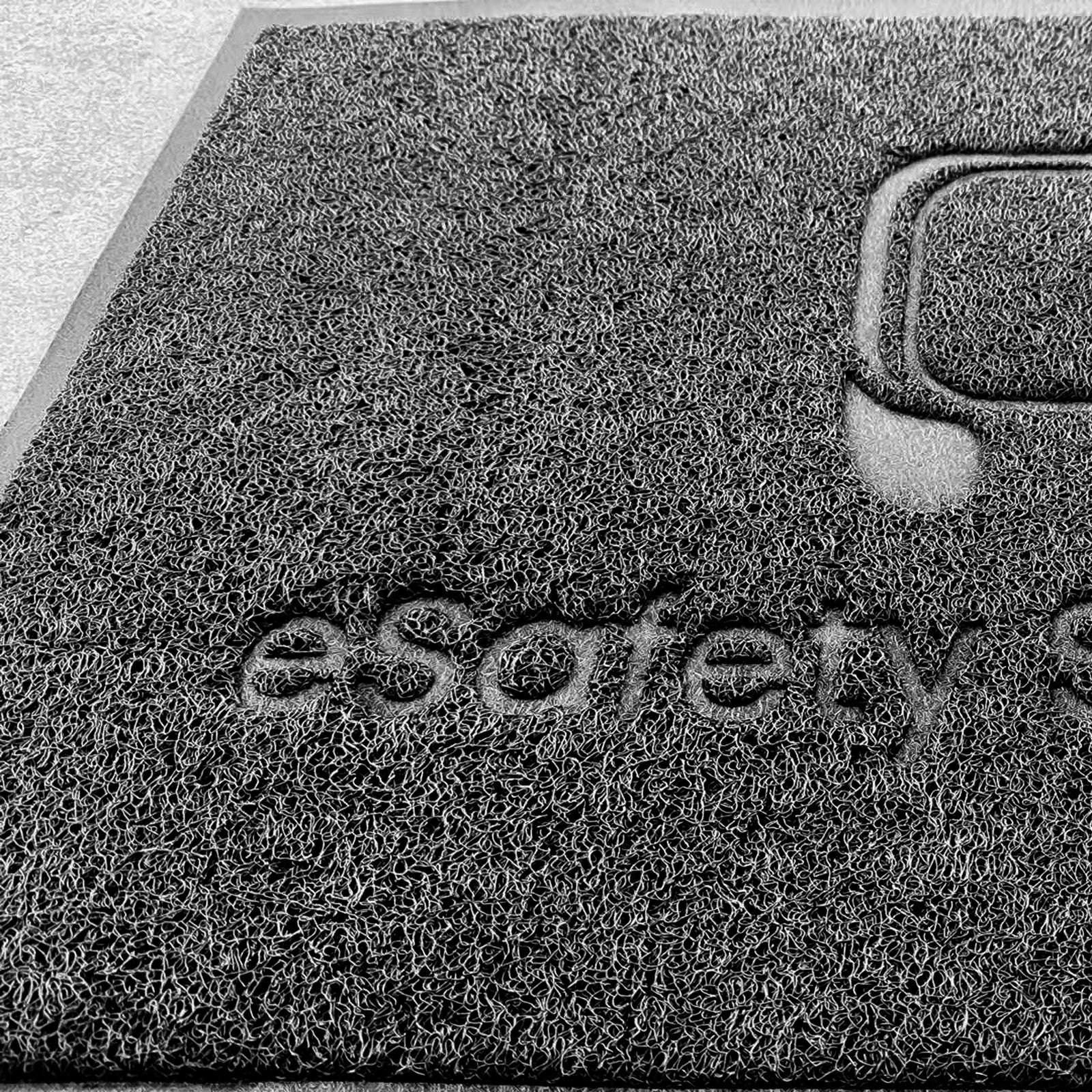 Features a clean, embossed eSafety logo, signaling a commitment to site safety and maintenance standards.