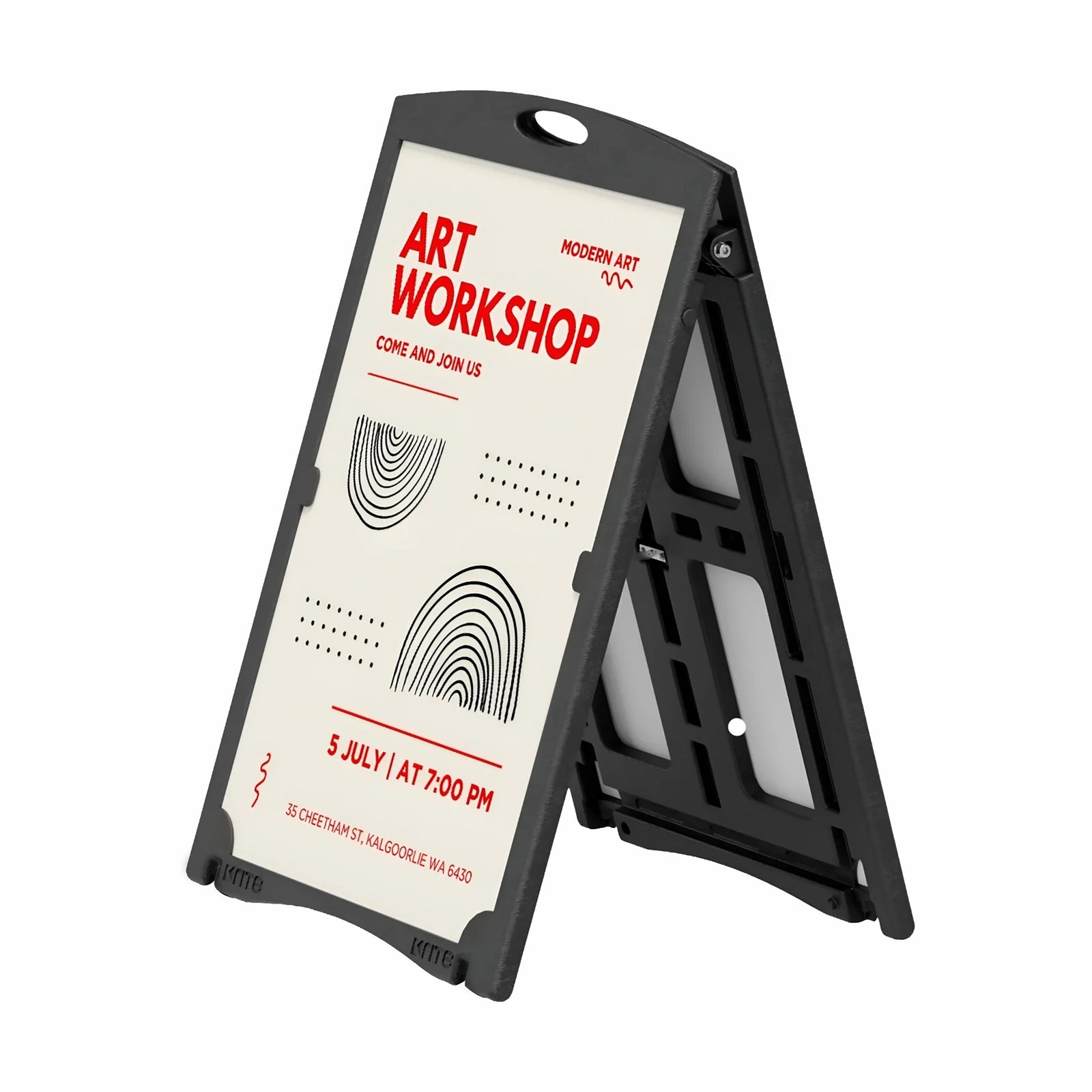 Weighted A Frame Sign - 900x600