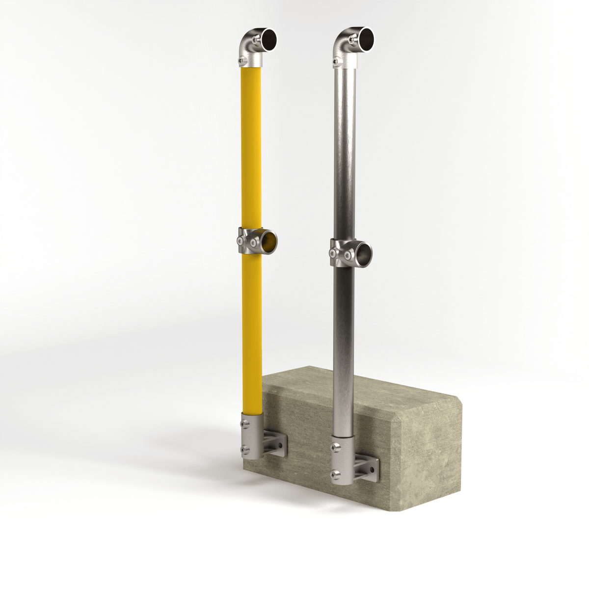 Cope Modular Handrail – End Stanchion/Rail Mount | eSafety – eSafety ...