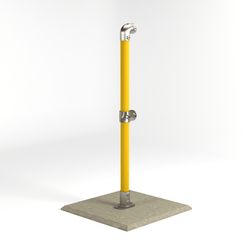 Available in Safety Yellow powder coating for high-risk zones or a Classic Galvanized finish for a professional, understated look in commercial and residential settings.
