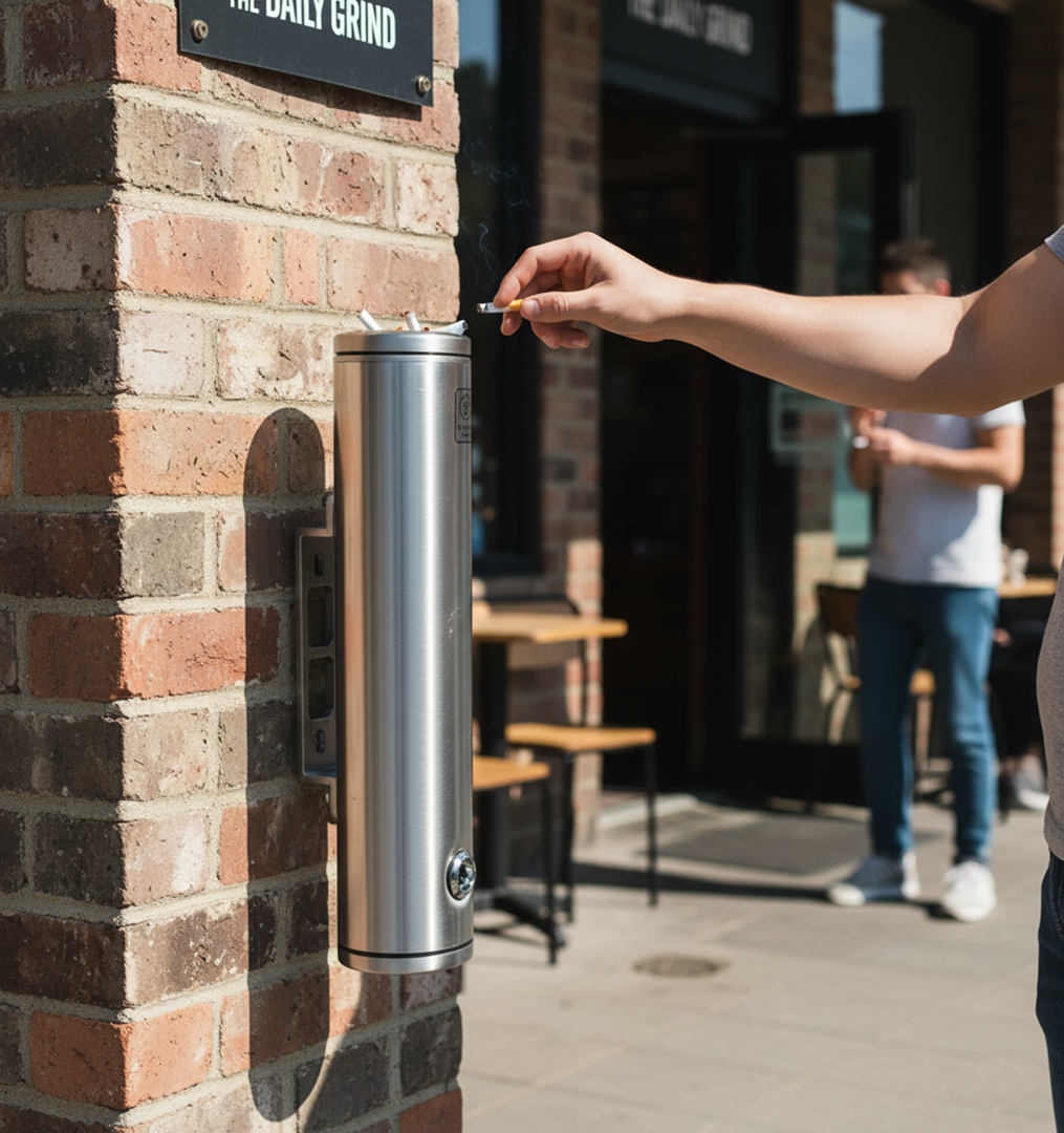 Eco Silver - Wall Cigarette Bin 5.25 kg