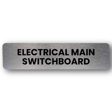 Electrical Main Switchboard - Brushed Silver