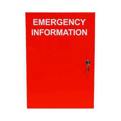 Emergency Information 003 Keyed Cabinet