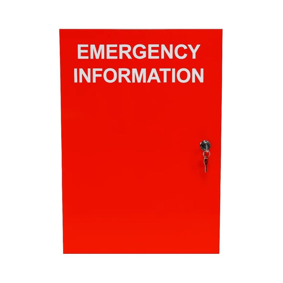 Emergency Information 003 Keyed Cabinet