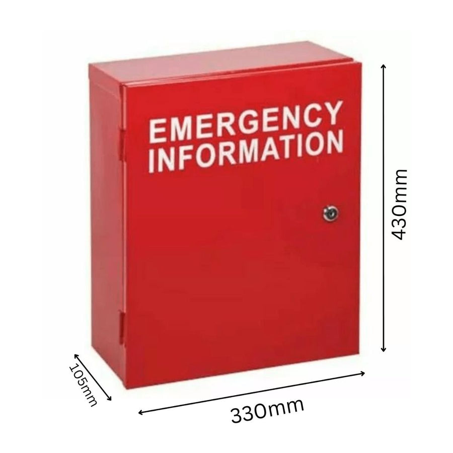 Emergency Information 003 Keyed Cabinet