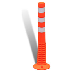 Plastic Flexible Bollard (750mm High) 3.5 kg Color Orange FB-P-750