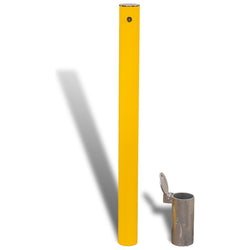 Inground Removable Bollard - 90mm - Key Lock 52.5 kg
