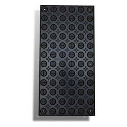 Tactile Indicator Plate - Hazard - Fibreglass - 300 x 600mm 3.5 kg Color White TI-T-P-W