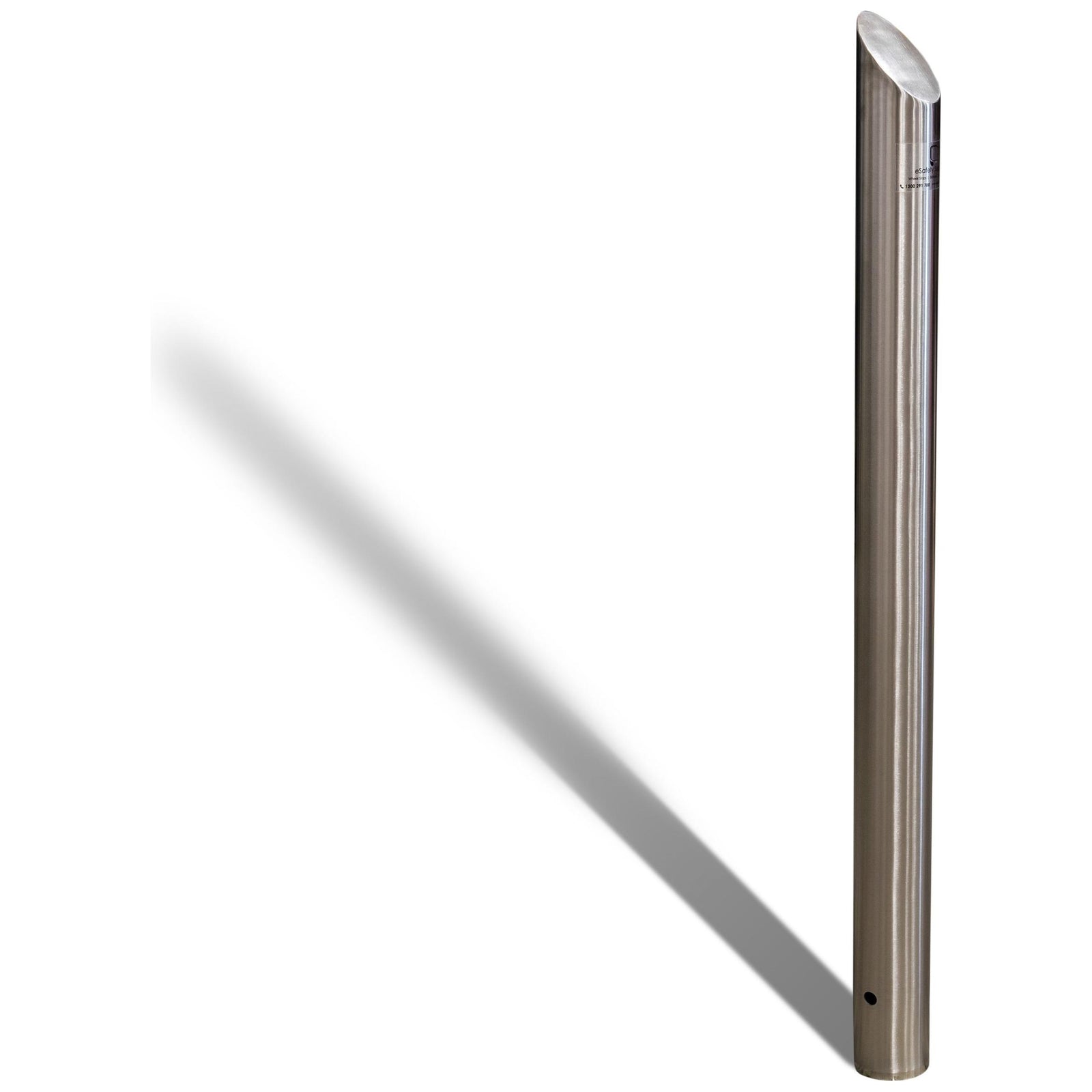 Inground Bevelled Top Bollard - 90mm - Stainless Steel