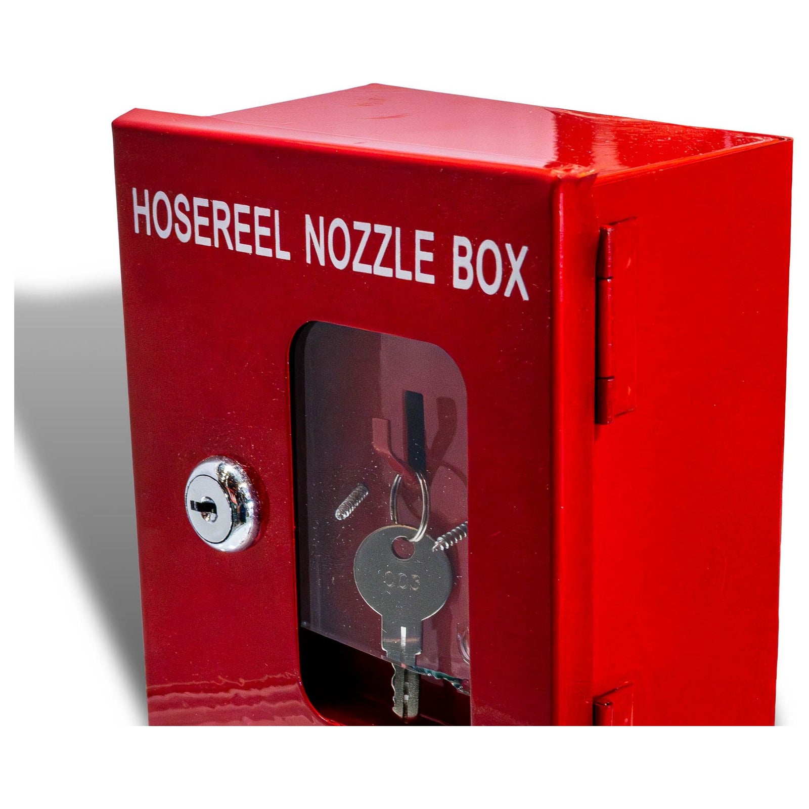 Fire Hose Reel Nozzle Box with 003 Key Lock | 130mm x 75mm x 160mm