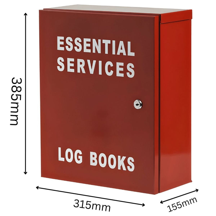 Essential Services Log Book Cabinet Metal Includes 003 Lock & keys