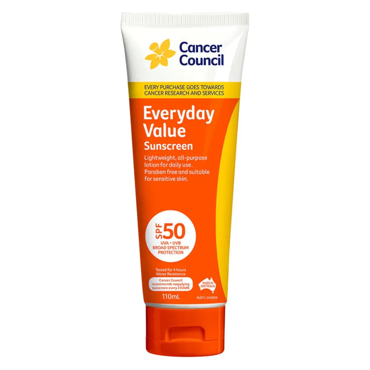 CCA Everyday Value Sunscreen SPF50 110mL