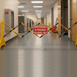 Expandable Plastic Safety Barrier – Extends to 2.5m