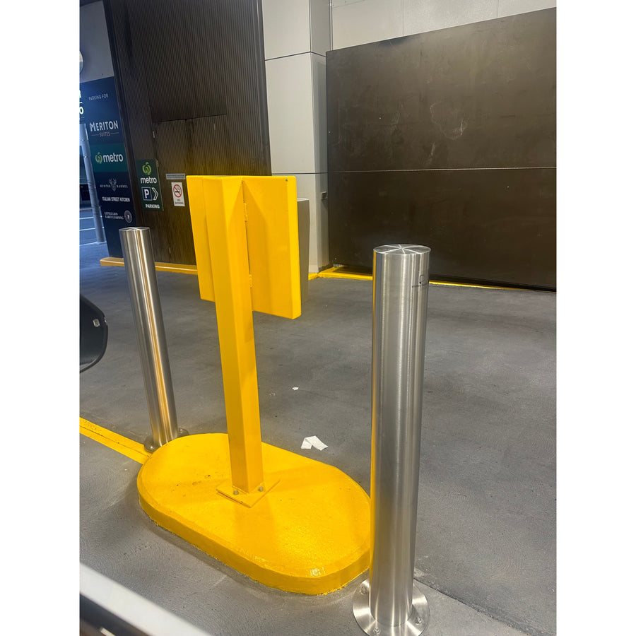 Surface Mount Bollard – 140mm - Stainless Steel