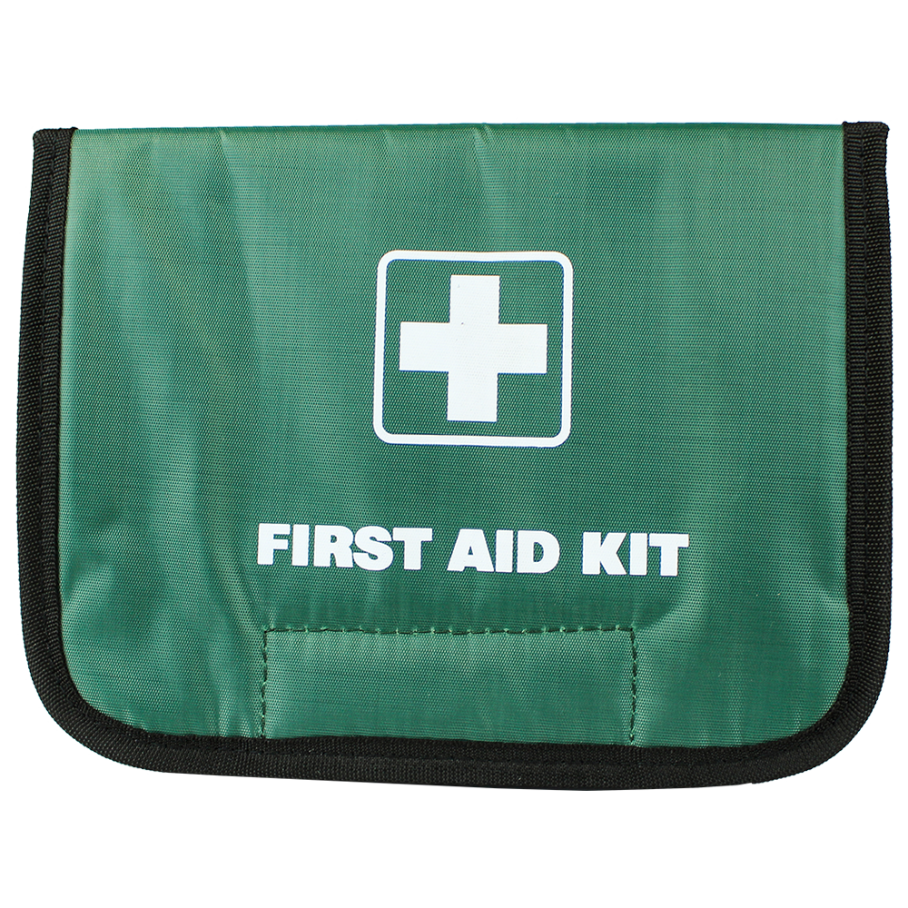 AEROBAG Green Fold-Over First Aid Bag 21.5 x 4.5 x 15.5cm