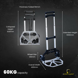 Lightweight Folding Hand Trolley - Multiple Sizes