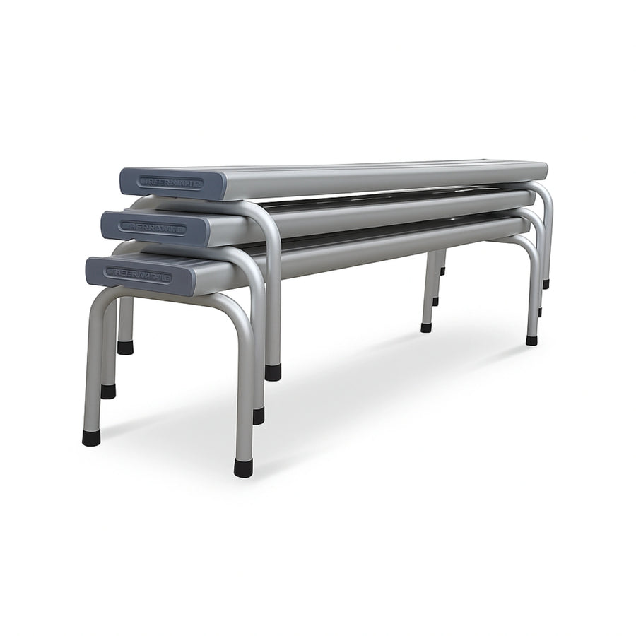 Aluminium Bench Seat - Free Standing & Stackable