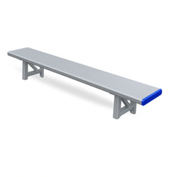 Aluminium Bench Seat - Wall Mounted
