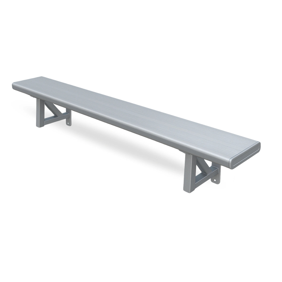 Aluminium Bench Seat - Wall Mounted