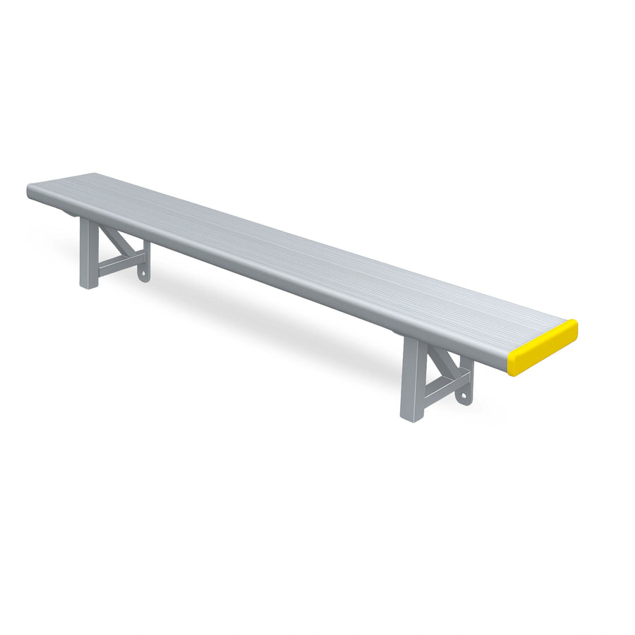 Aluminium Bench Seat - Wall Mounted