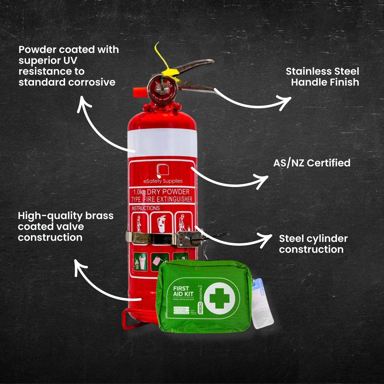 Safety Bundle - ABE Extinguisher & First Aid Kit