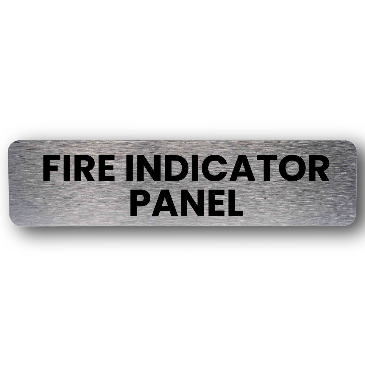 Fire Indicator Panel Sign - Brushed Silver – eSafety Supplies