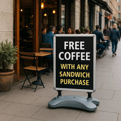 Outdoor Weatherproof A1 Poster Stand