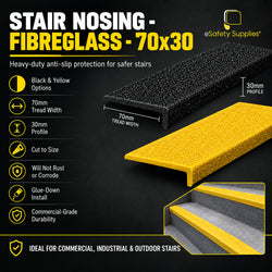Stair Nosing - Fibreglass - 70x30