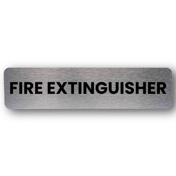 Fire Extinguisher - Brushed Silver